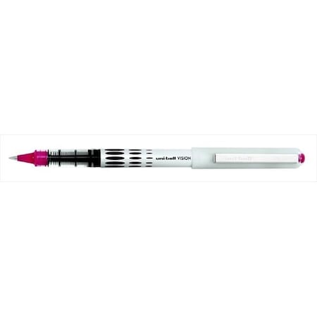 Uni-Ball Uni-ball 002828 Vision Waterproof Rollerball Pen; 0.7 Mm. Fine Tip; Red 2828